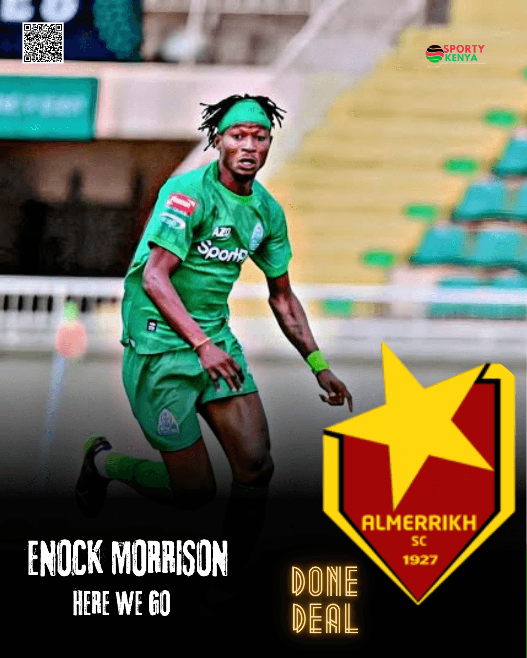 K’Ogalo’s Heartbeat Departs: League MVP Enock Morrison Joins Al Merrikh