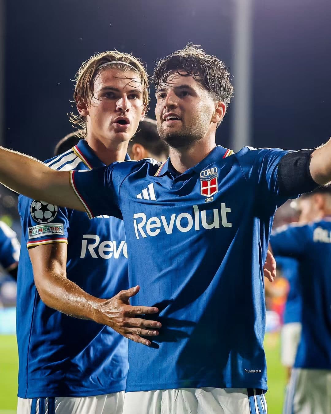 Como Make History With 4-1 Win Over RB Leipzig on Champions League Debut